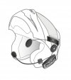 Interkom motocyklowy INTERPHONE U-COM 16, komplet na 1 kask