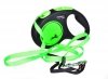 Smycz flexi automatyczna New Neon S taśma 5 m - dla psa do 15 kg, kolor zielony