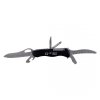 Scyzoryk AZYMUT Karkon - 9 narzędzi + kabura, 113 mm czarny (HK20018)