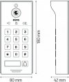Wideodomofon EURA VDP-30C5 Tuya