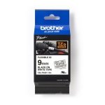 Taśma Brother TZe-FX221 9mm x 8m (TZEFX221) - biała, czarny nadruk