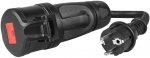 PRZEJŚCIOWKA ADAPTER SIŁOWY Green Cell CZERWONY CEE 16A 400V 5P DO SCHUKO 230V EVAK01