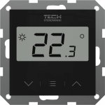 Bezprzewodowy regulator pokojowy czarny F-8Z Tech Sterowniki