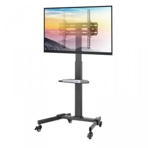 Stojak mobilny Techly 32-55, 35kg, z półką