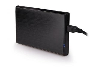 Obudowa na dysk HDD/SSD Natec RHINO USB 2.0 SATA 2,5 Aluminum Black Slim