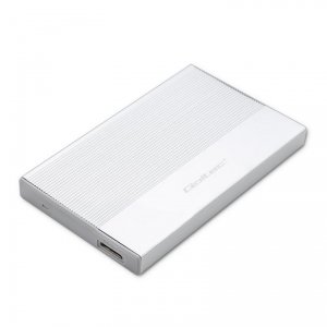 Obudowa/kieszeń Qoltec na dysk SSD HDD 2.5 | SATA | USB 3.0 | Super speed 5Gb/s | 2TB | Srebrny