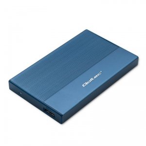 Obudowa/kieszeń Qoltec na dysk SSD HDD 2.5 | SATA | USB 3.0 | Super speed 5Gb/s | 2TB | Niebieski