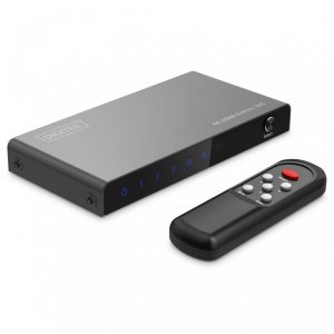 Przełącznik/Switch DIGITUS HDMI 3x1, 4K/60Hz UHD z HDR, 18 Gbps, HDCP 2.2