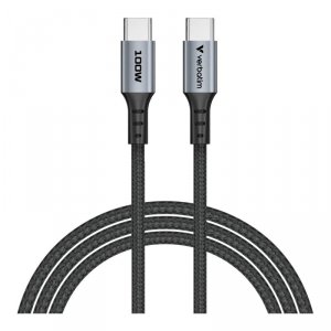 Kabel Verbatim USB-C(M) - USB-C(M) 1,2m, 100W, PD, czarny
