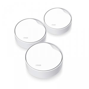 System Mesh TP-Link Deco X50-POE (3-pack) AX3000 Wi-Fi 6,  1x 2,5GbE, 1x 1GbE