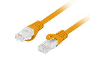 Patchcord Lanberg UTP kat.6 10m LSZH CU fluke passed pomarańczowy