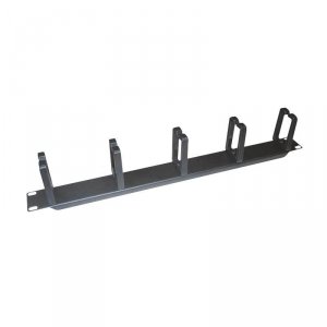 Organizer kabli LogiLink OR104B Rack 19 1U, czarny