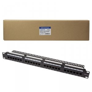 Patch panel LogiLink NP0004A 19 24x RJ45 kat.6 UTP