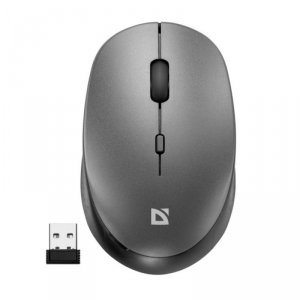Mysz bezprzewodowa Defender AURIS MB-027 optyczna bezklikowa silent 1600dpi szara