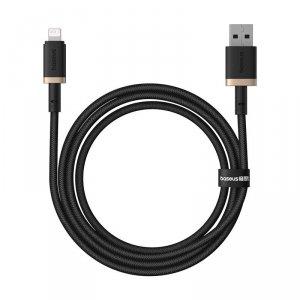 Kabel Baseus Dura 2.4A 1m (czarno-złoty)