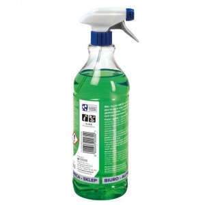 MILL CLEAN UMYJE Płyn do mycia szyb, szkła, luster, glazury bez smug i zacieków, o zapachu Konwalii  1,22l (opak.zb 9 szt.)