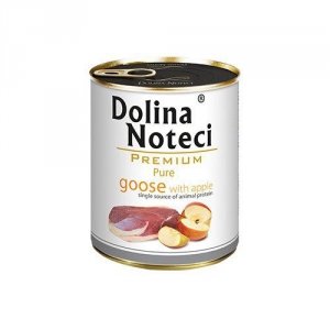 DOLINA NOTECI Premium Pure bogata w gęś z jabłkiem - mokra karma dla psa - 400 g
