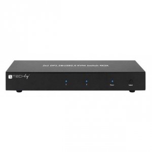 TECHLY PRZEŁĄCZNIK KVM DISPLAYPORT/USB 2X1 DUAL HE