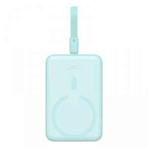 Powerbank Baseus Magnetic Mini Air Wireless 10000mAh 20W+kabel USB C-USB C (peppermint blue)