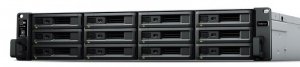 NAS Synology RS3621xs+; 2U RACK; 12x (3.5 SATA HDD/2.5 SATA SSD); Intel Xeon D-1541; 8 GB DDR4 ECC UDIMM (max. 64GB)