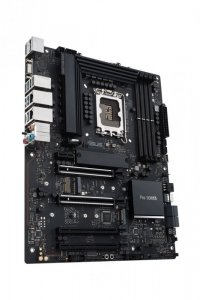 Płyta ASUS Pro WS W680-ACE W680 (LGA 1700) ATX motherboard, 2x PCIe 5.0, 3x PCIe 4.0, 3x PCIe 4.0 M.2 slots, 2x USB 3.2 Gen 2, 4x USB 3.2 Gen 1, 2x USB 2.0, 2x 2.5 Gb Ethernet,  1x SlimSAS, 4x SATA , HDMI, DisplayPort and VGA