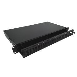 Alantec Przełącznica światłowodowa 24xSC duplex / 24xLC quad 19 1U z płytą czołową oraz akcesoriami montażowymi (dławiki, 