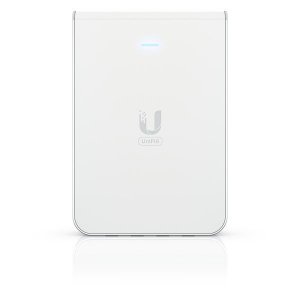 Acces Point Wi-Fi  6 Ubiquiti UniFi U6 In-Wall 2.4GHz(2x2)/5GHz(4x4)/6GHz(–) PoE+/PoE 4x1G 1x2,5G