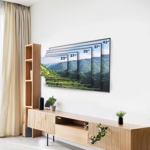 MACLEAN UCHWYT DO TELEWIZORA LUB MONITORAMAX. VESA 200X200, 23-43, 30KG, CZARNY MC-414