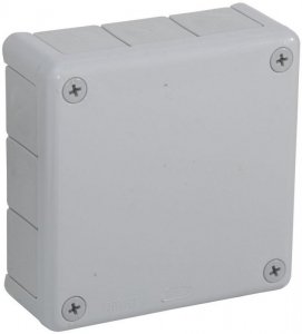 Puszka natynkowa pusta 12 wlotów VIPLAST VP-51 SZARA IP55 118x118x46mm 051-03