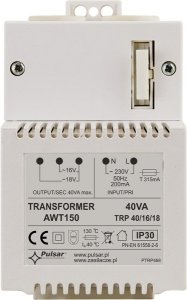 TRANSFORMATOR Pulsar AWT150 40VA/16V/18V TRP