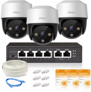Zestaw 3 kamer IP Imou Cruiser 4MP POE z chmurą Imou Protect Basic