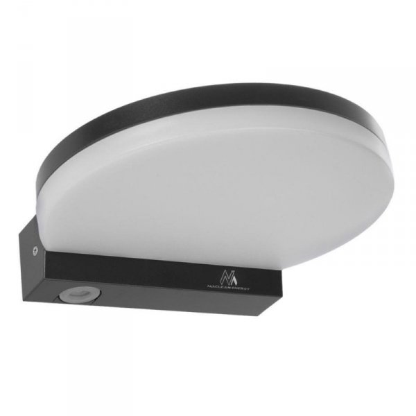 Lampa LED Maclean MCE346 GR, kolor szary, 15W, IP65, 1300lm, barwa neutralna biała (4000K)