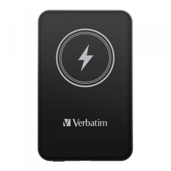 Powerbank Verbatim Charge &#039;n&#039; Go Magnetic Wireless 5000mAh USB-C PD 3.0 Black