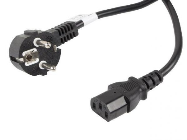 Kabel zasilający Lanberg CEE 7/7 -&gt; IEC 320 C13 10m VDE czarny