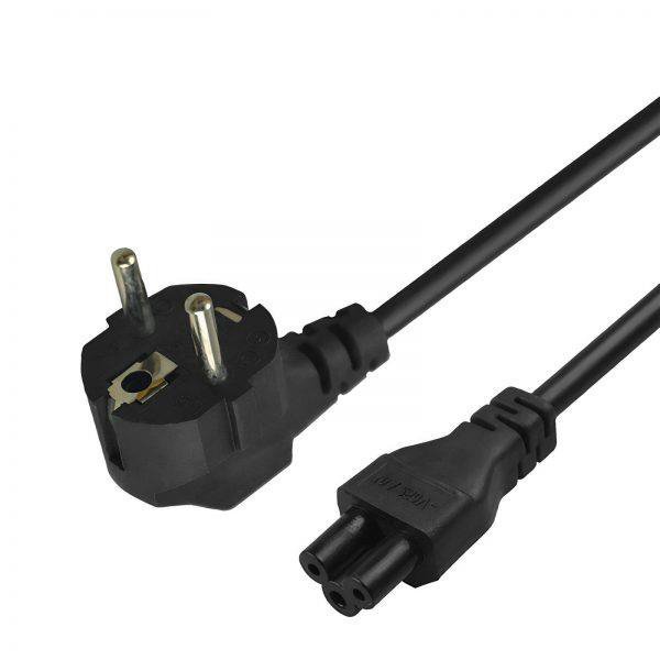 Kabel zasilający Savio CL-158 do notebooka &quot;koniczynka&quot; 3 m