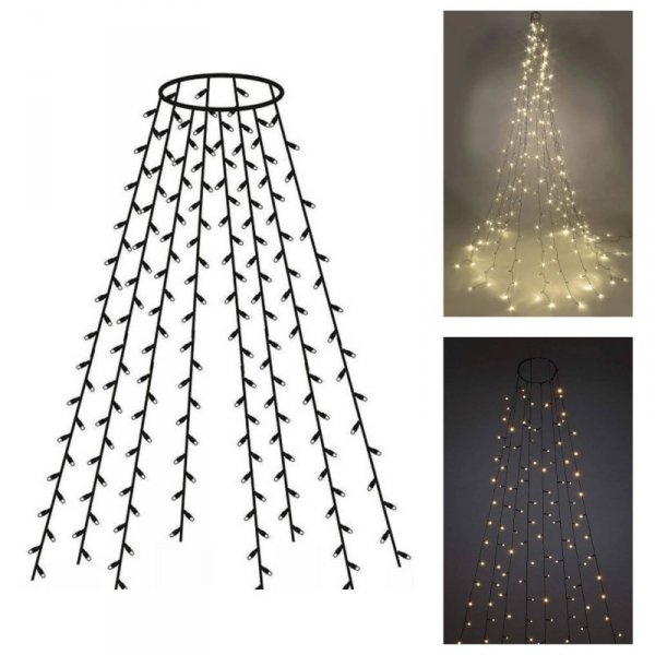 Kurtyna świetlna 480 lampek LED na choinkę