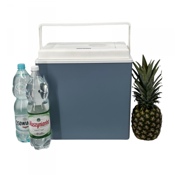Lodówka samochodowa elektryczna 24L KAMAI ICEGO, zasilanie 12-230V, niebieska