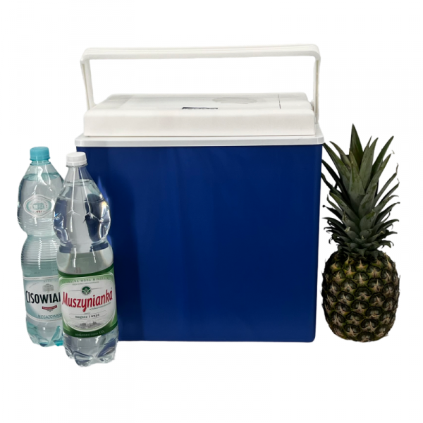 Lodówka samochodowa elektryczna 30L KAMAI ICEGO, zasilanie 12-230V, szara