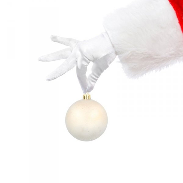 Ekskluzywna Bombka Choinkowa od Kamai Christmas Decoration® - Kolor Szampański, Komplet 4 Sztuk