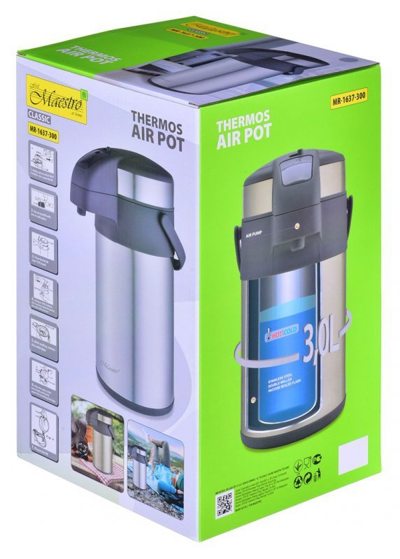 Termos turystyczny 3 l  MR-1637-300-GOLD Maestro