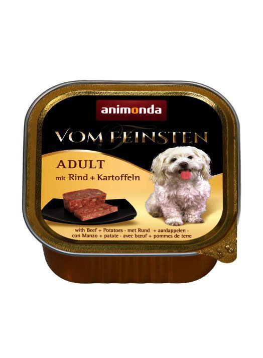 ANIMONDA Vom Feinsten Classic wołowina i ziemniaki - mokra karma dla psa - 150g