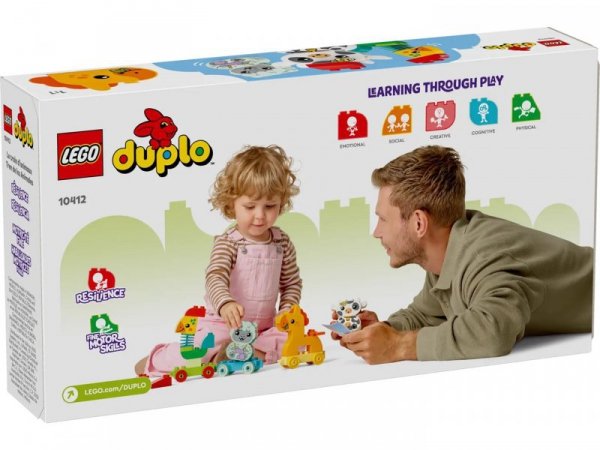 LEGO DUPLO  10412 Pociąg ze zwierzątkami