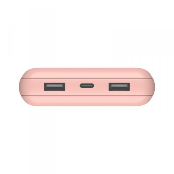 Powerbank Belkin BoostCharge Power Bank 20K 2xUSB-A + 1xUSB-C 20000mAh 15W Rose Gold
