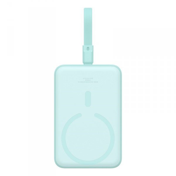 Powerbank Baseus Magnetic Mini Air Wireless 10000mAh 20W+kabel USB C-USB C (peppermint blue)