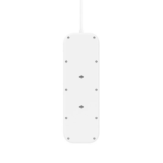 Listwa zasilająca Belkin Power Surge 8-PORT + 1xUSB-A +1xUSB-C 2.4A PD 900J 2m White