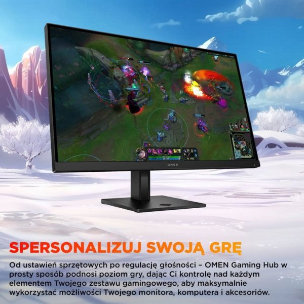 MONITOR HP LED, QHD 27&quot; OMEN 27q G2 (AV4H6E9) 180Hz