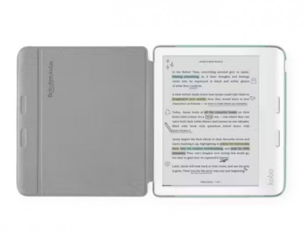 Etui Kobo Libra Colour Basic SleepCover Case Garden Green