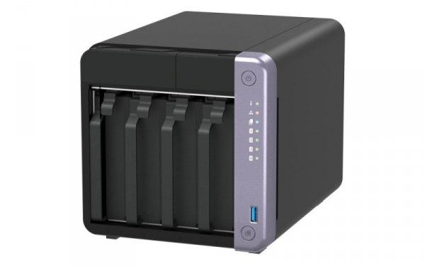 Qnap TS-432X-4G, Tower, 4 x 2.5&quot;/3.5&quot; SATA, AnnapurnaLabs Alpine AL524 4C, 4GB (Max. 16GB) DDR4 SODIMM, 2 x 2.5GbE, 1 