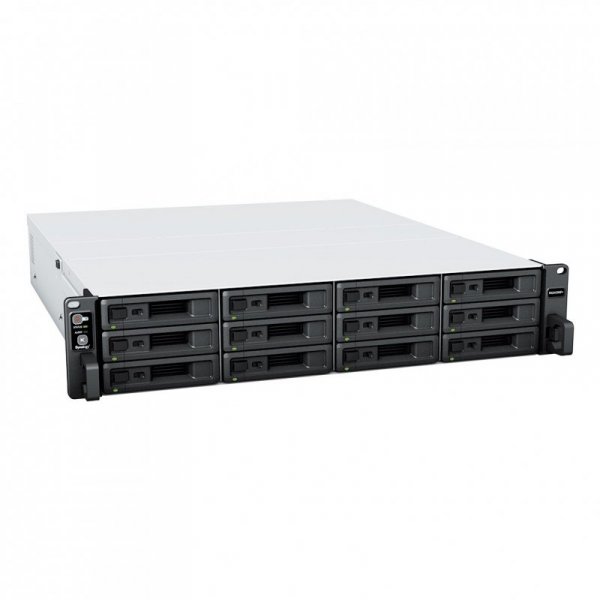 NAS Synology RS2423+; 2U RACK; 12x (3.5&quot; SATA HDD/2.5&quot; SATA SSD); AMD Ryzen V1780B, 8 GB DDR4 ECC UDIMM (max. 32GB), 2