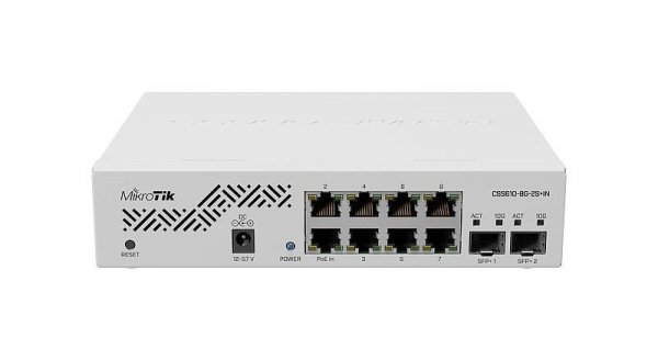Switch Mikrotik CSS610-8G-2S+IN 10p  Managed Gigabit/10G